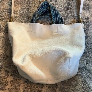 GIGI NEW YORK White Leather Bag